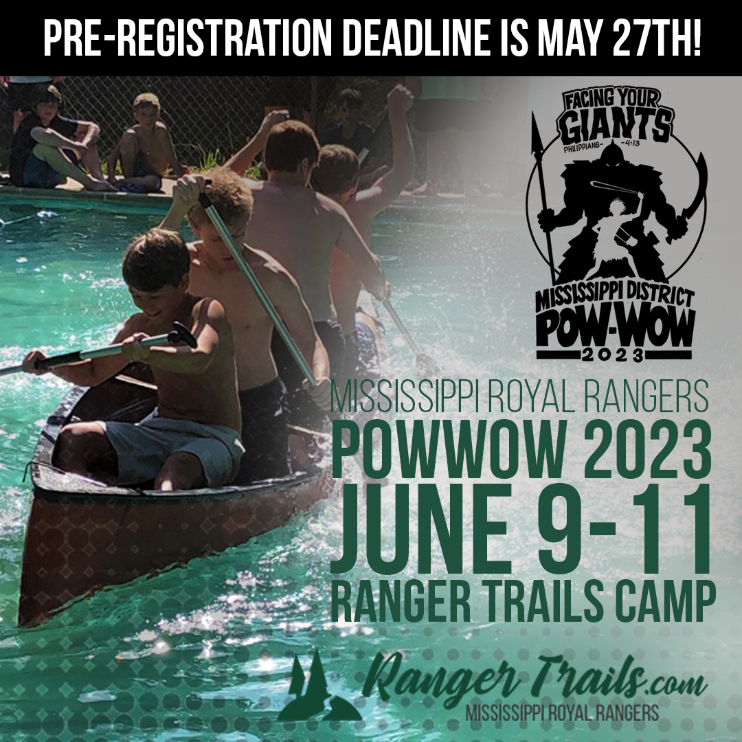 PowWow PreRegistration deadline is May 27th